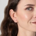Shiny steel labret with crystals Shiny steel labret with crystals