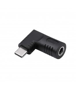 Akyga AK-ND-D06 гендерный адаптер USB type C 5.5 x 2.5 mm Черный
