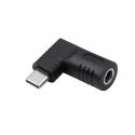 Akyga AK-ND-D06 гендерный адаптер USB type C 5.5 x 2.5 mm Черный Akyga AK-ND-D06 гендерный адаптер USB type C 5.5 x 2.5 mm Черный
