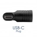 Akyga AK-ND-D06 kabeļu spraudņu pāreja USB type C 5.5 x 2.5 mm Melns Akyga AK-ND-D06 kabeļu spraudņu pāreja USB type C 5.5 x 2.5 mm Melns