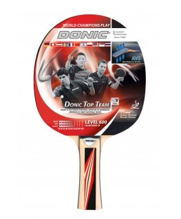 Donic Schildkröt Top Team 600 stalo teniso stalas Juoda, Raudona, Medis