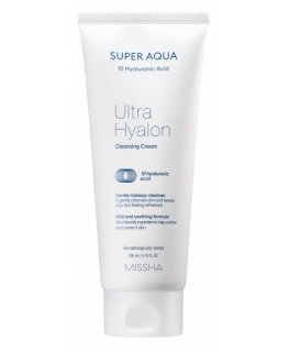 Missha Super Aqua Ultra Hyalon Hydrating Cleansing Cream, 200 ml
