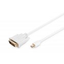 Digitus AK-340305-020-W видео кабель адаптер 2 m Mini DisplayPort DVI-D Белый Digitus AK-340305-020-W видео кабель адаптер 2 m Mini DisplayPort DVI-D Белый