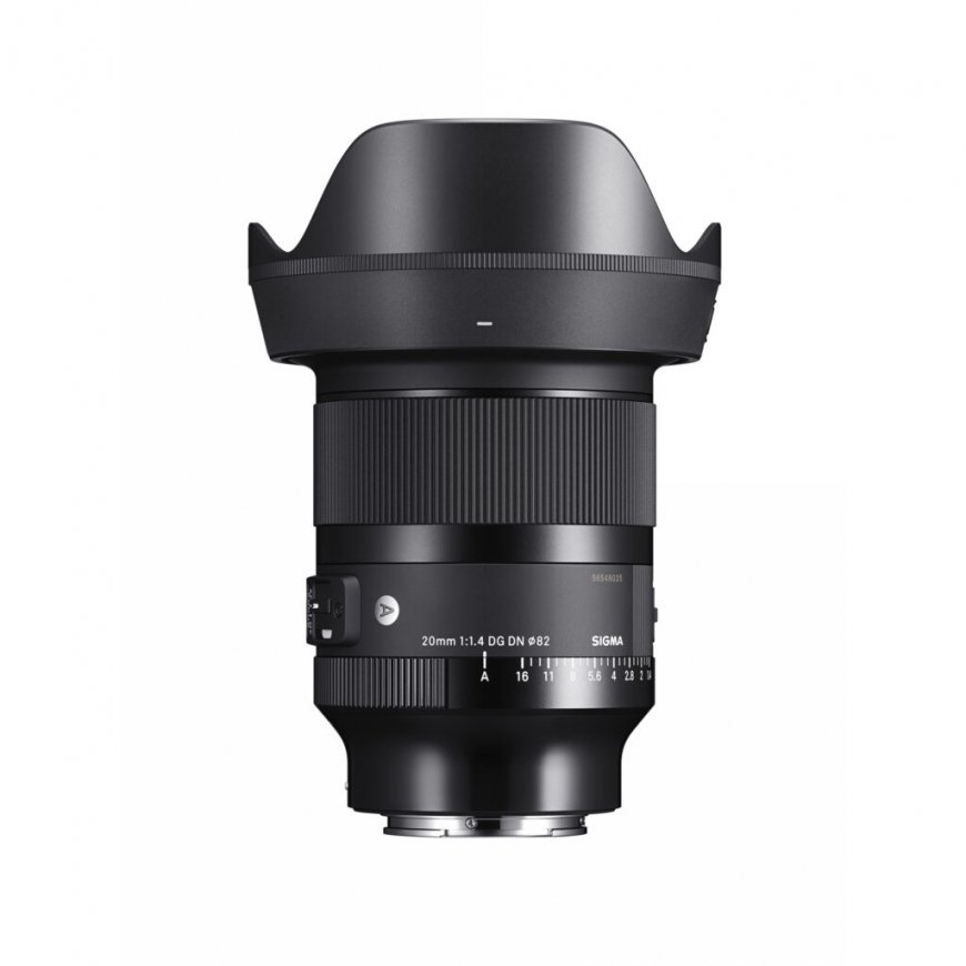 Sigma 20mm F1.4 DG DN | A MILC Ultra plats objektīvs Melns