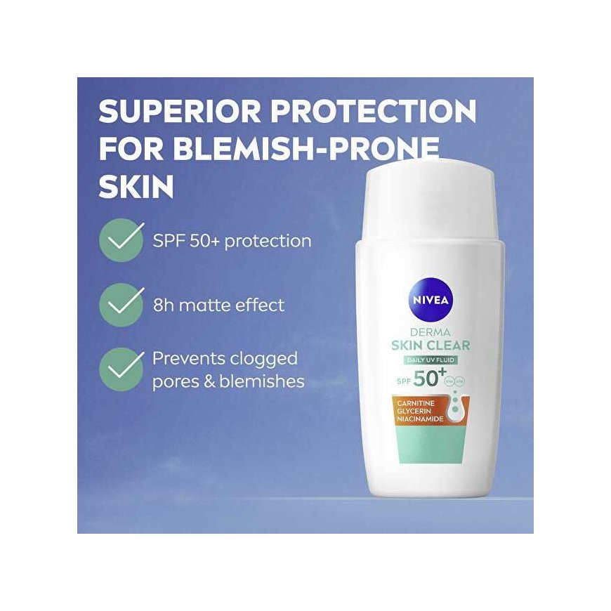 Nivea Dieninis UV fluids problemātiskai ādai
