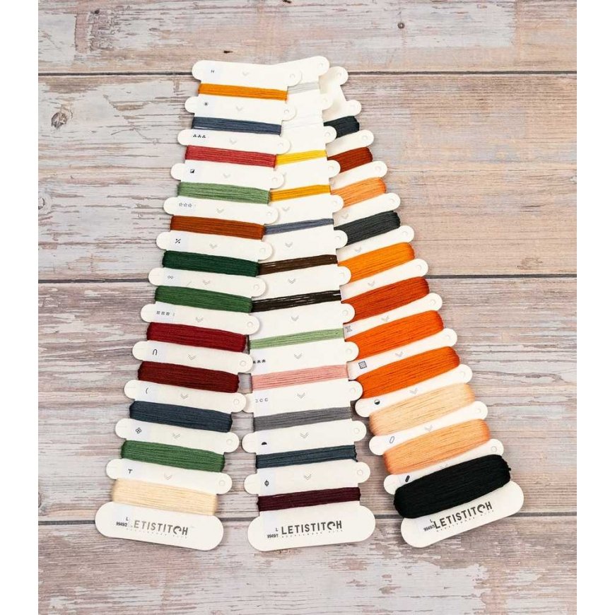 Letistitch ristipistokitti "Poppien silmät" 24x24 cm SLETIL9949 – 5