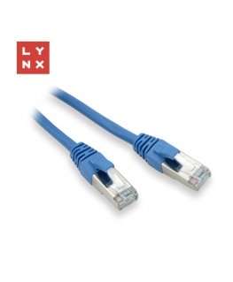 LYNX FTP -liitäntäkaapeli Cat5e PVC, CCA, 15m, sininen