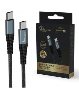 Extralink CABESL07 USB cable USB 2.0 1.2 m USB C Black