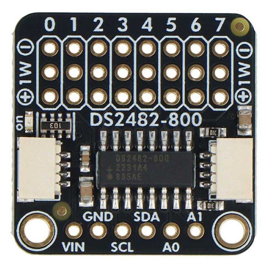 DS2482S-800 - I2C to 1-Wire Converter, 8 Channels - STEMMA QT/Qwiic - Adafruit 6027 – 2
