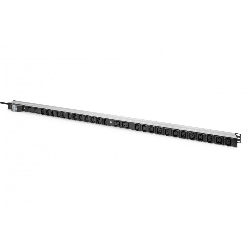 Digitus DN-95451 toitejaotuskomponent (PDU) 28 vahelduvvoolu kontakt 0U Must