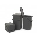 Brabantia 109966 atkritumu tvertne 16 L Taisnleņķa Pelēks Brabantia 109966 atkritumu tvertne 16 L Taisnleņķa Pelēks