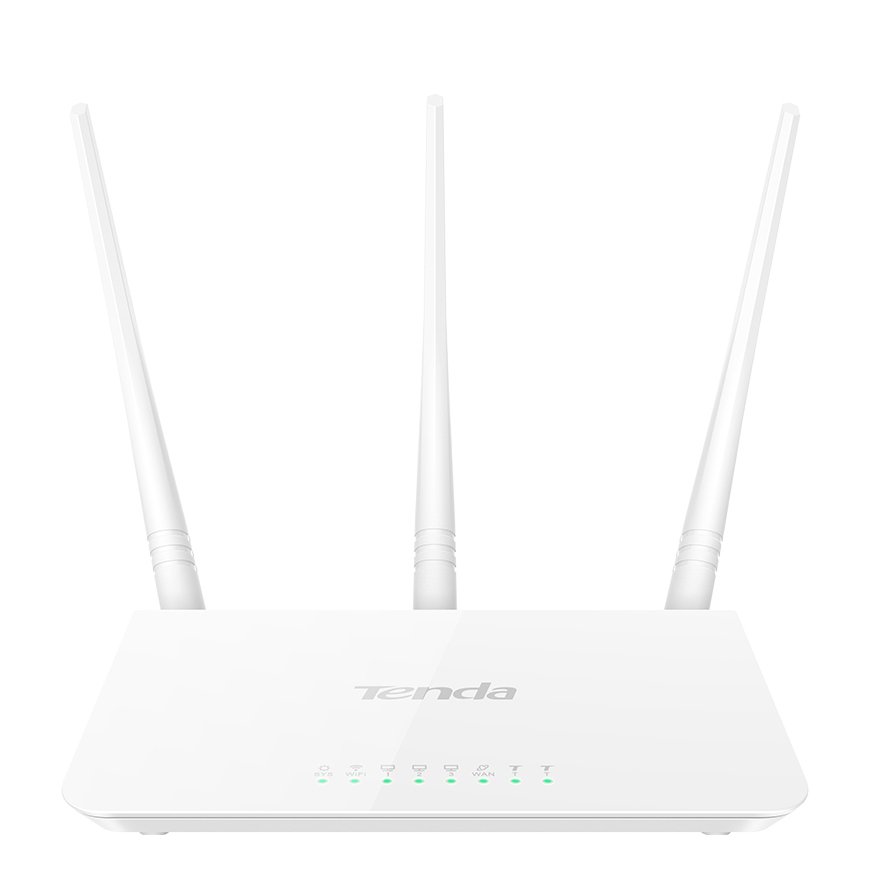 Tenda F3 juhtmevaba ruuter Kiire Ethernet Valge