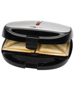 Clatronic ST/WA 3670 võileivagrill 800 W Must, Roostevaba teras