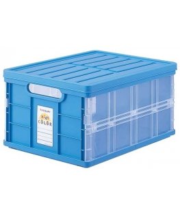 Foldable storage box with lid 'Therapy Kids Color', blue CFC-TC-501KB