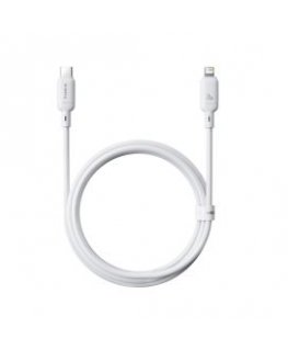 Кабель зарядки Baseus Silky серии Type-C на iPhone 20W, 2м, лунный белый