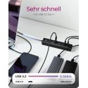 ICY BOX IB-HUB1737-C3 USB 3.2 Gen 1 (3.1 Gen 1) Type-C 5000 Mbit/s Melns ICY BOX IB-HUB1737-C3 USB 3.2 Gen 1 (3.1 Gen 1) Type-C 5000 Mbit/s Melns