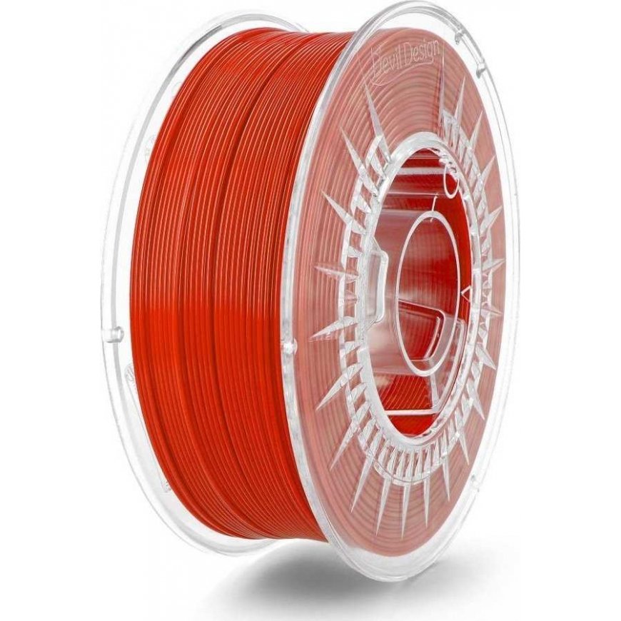 Devil Design PETG filament 1.75 mm 1kg - Super Red – 3