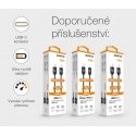 ALIGATOR GaN nutikas toiteadapter, Power Delivery 65W, 2xUSB-C, 1xUSB-A, must ALIGATOR GaN nutikas toiteadapter, Power Delivery 65W, 2xUSB-C, 1xUSB-A, must