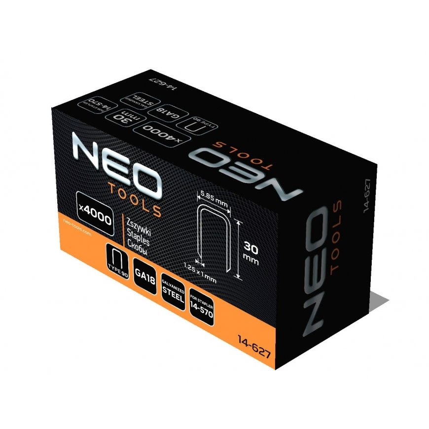 NEO tools 14-627 скобы для степлера