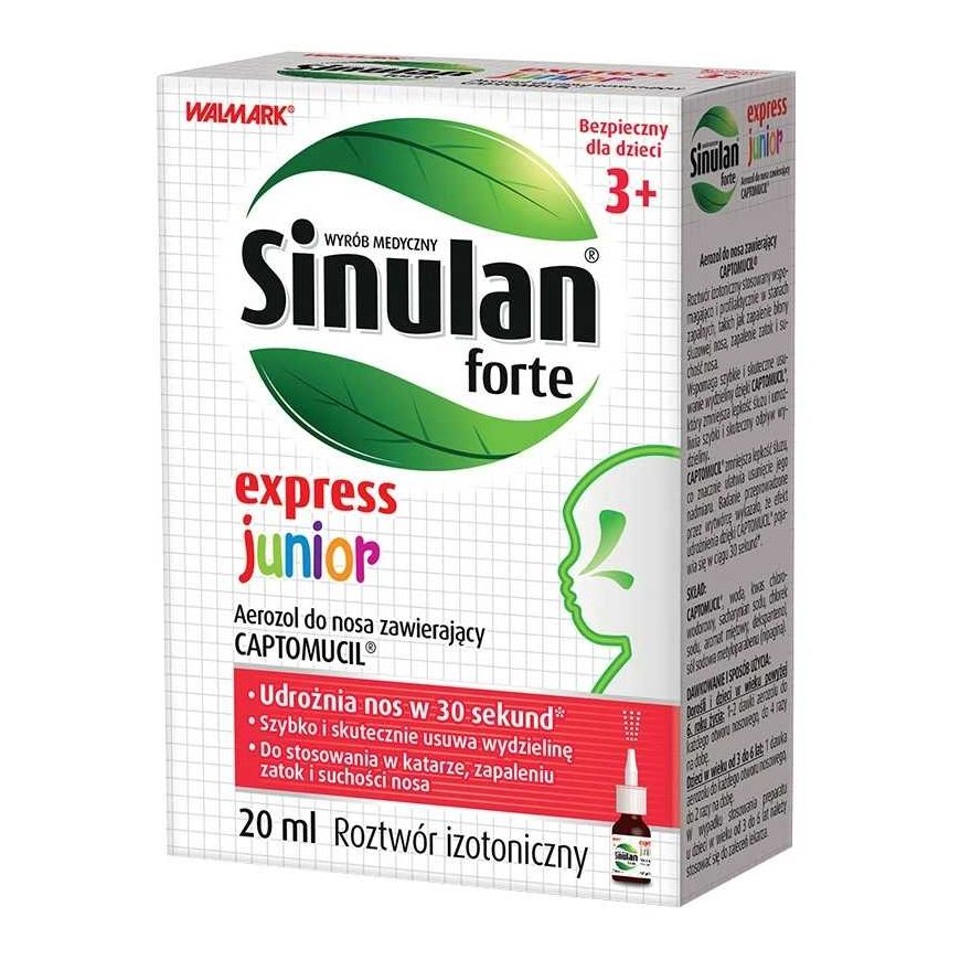 Sinulan Express Forte Junior nenäsumute 20ml