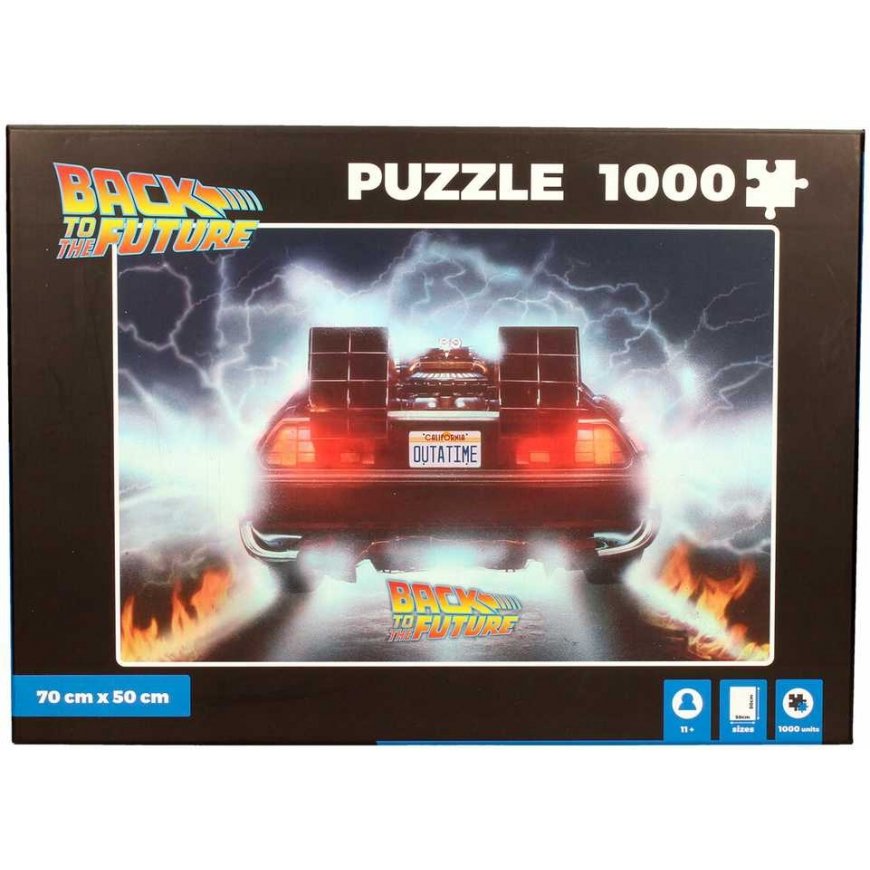 Palapeli Sd Toys Takaisin tulevaisuuteen Delorean Aika ulos palapeli 1000 kpl