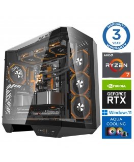 INTOP AQUA Ryzen 7 8700F 32GB DDR5 1TB SSD M.2 NVME+2TB RTX5070Ti 16GB WIN11
