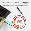 UNITEK C14086BK-1.5M USB-kaapeli USB 3.2 Gen 2 (3.1 Gen 2) USB C musta UNITEK C14086BK-1.5M USB-kaapeli USB 3.2 Gen 2 (3.1 Gen 2) USB C musta