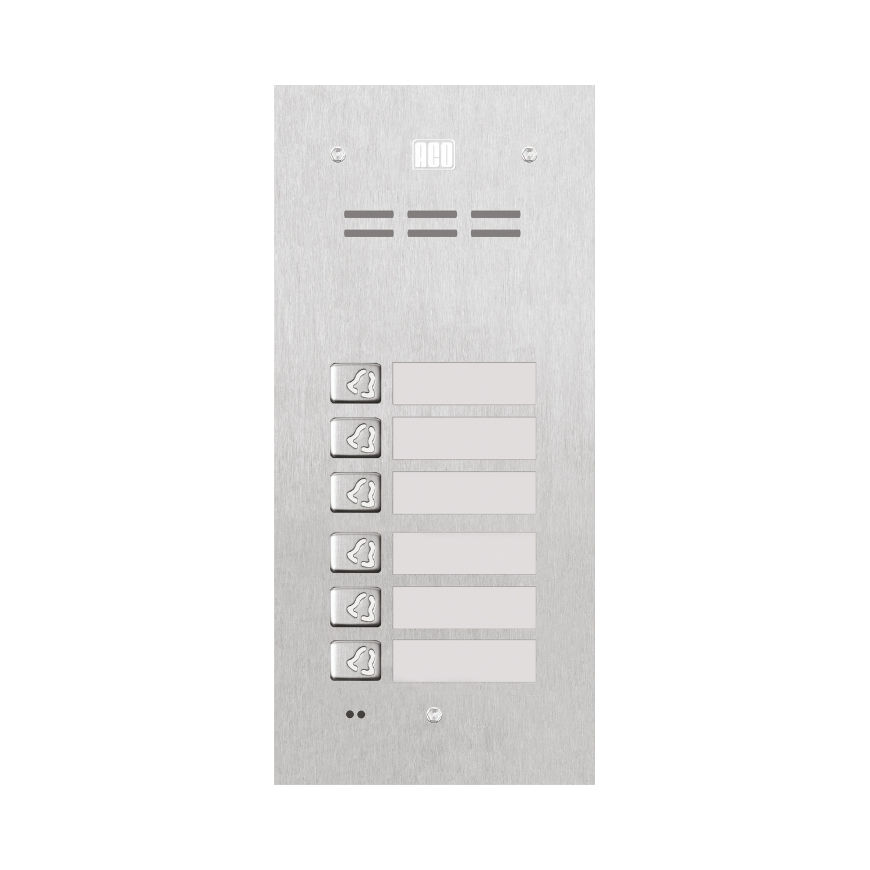 ACO FAM-P-6NPACC lubatakse paneel 6 toale, lugemisvõti. – 2