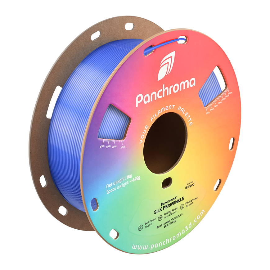 Polymaker Panchroma PLA Silk 1,75 mm 1 kg - Zīda periwinkle