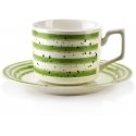 Affek Design JOY 6 krūzīšu ar šķīvīšiem komplekts, zaļš, 210 ml Affek Design JOY 6 krūzīšu ar šķīvīšiem komplekts, zaļš, 210 ml