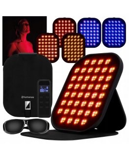 LED-paneeli IR-valon toiminnolla Humanas LumiCare - musta
