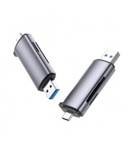 Ugreen 50706 кардридер USB/Micro-USB Серебристый