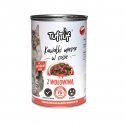 TUF TUF Кусочки мяса в соусе с говядиной - влажный корм для кошек - 415г
