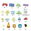WOOPIE magnetic constructor 3D cube educational set, 63 pcs. WOOPIE magnetic constructor 3D cube educational set, 63 pcs.