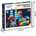 WOOPIE magnetic constructor 3D cube educational set, 63 pcs. WOOPIE magnetic constructor 3D cube educational set, 63 pcs.