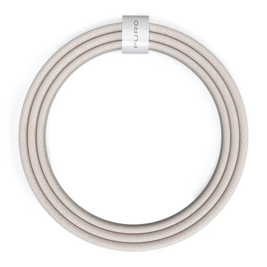 PURO PUCCCFABK415MTROSE USB kabelis USB 2.0 1,5 m USB C Rozā – 2