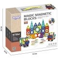 WOOPIE magnetic building blocks 3D set castle vehicles 71 pcs. WOOPIE magnetic building blocks 3D set castle vehicles 71 pcs.