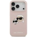 Karl Lagerfeld Liquid Silicone Double Heads MagSafe Case for Apple iPhone 17 Pro