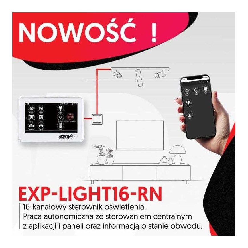 Triton ROPAM APŠVIETIMO VALDIKLIS EXP-LIGHT16-RN – 2