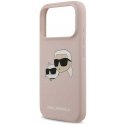 Чехол Karl Lagerfeld Liquid Silicone Double Heads MagSafe для Apple iPhone 17 Pro