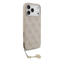 Dēklis Guess 4G Charm Case iPhone 17 Pro Max Tonis uz Tona Rozā Dēklis Guess 4G Charm Case iPhone 17 Pro Max Tonis uz Tona Rozā