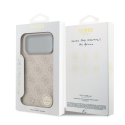 Dėklas Guess 4G Charm Case for iPhone 17 Pro Max Tone on Tone Rožinė Dėklas Guess 4G Charm Case for iPhone 17 Pro Max Tone on Tone Rožinė