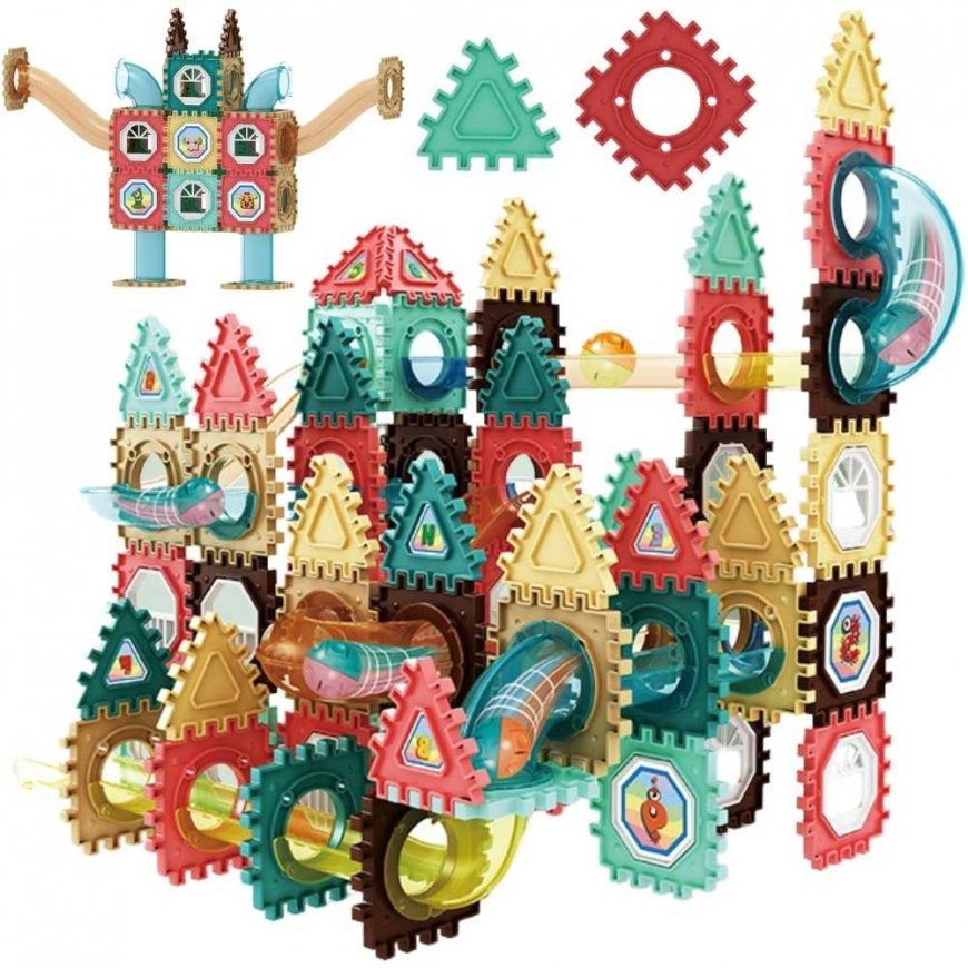 WOOPIE 3D constructors Set Educational ball tracks 128 pcs.