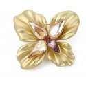 Troli Original brooch with yellow crystals Flower Gold Troli Original brooch with yellow crystals Flower Gold