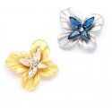 Troli Original brooch with yellow crystals Flower Gold Troli Original brooch with yellow crystals Flower Gold