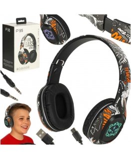 Bluetooth bezvadu austiņas ausīs "Gaming Sport", melnā krāsā