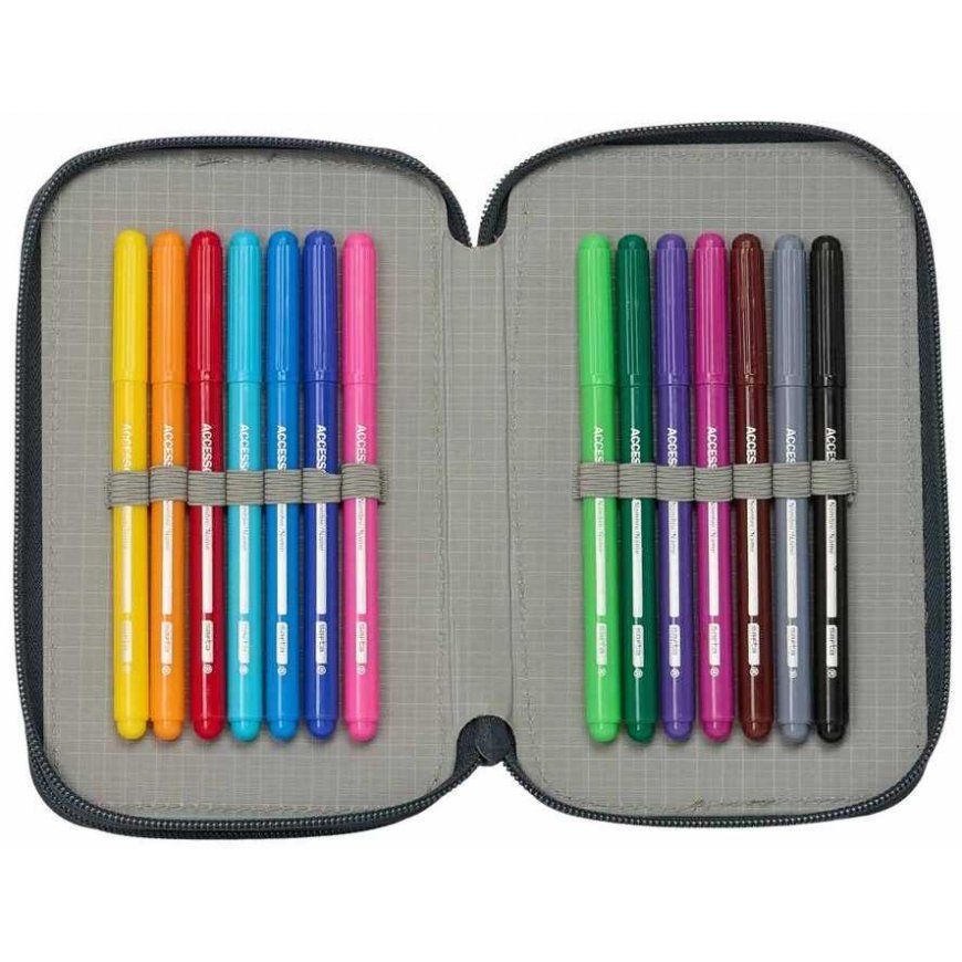 Safta Real Madrid 25/26 double pencil case 29pcs – 4