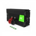 Green Cell INV21 virta-adapteri ja vaihtosuuntaaja Auto 6000 W musta Green Cell INV21 virta-adapteri ja vaihtosuuntaaja Auto 6000 W musta