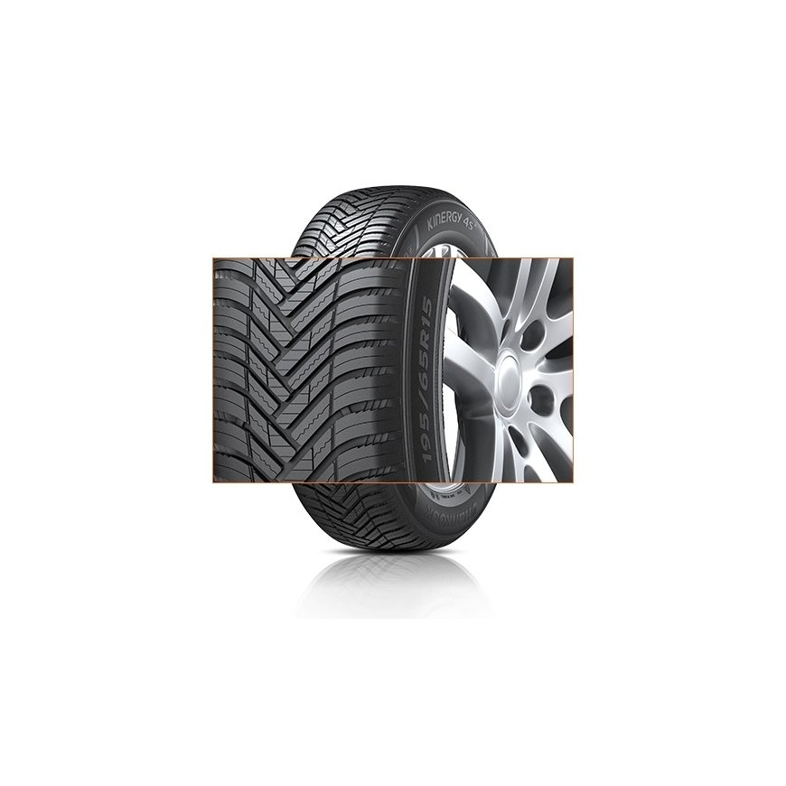 Hankook Kinergy 4S2 H750 185/60 R15 88H Visām sezonām C B 71 dB 38,1 cm (15") 18,5 cm – 5