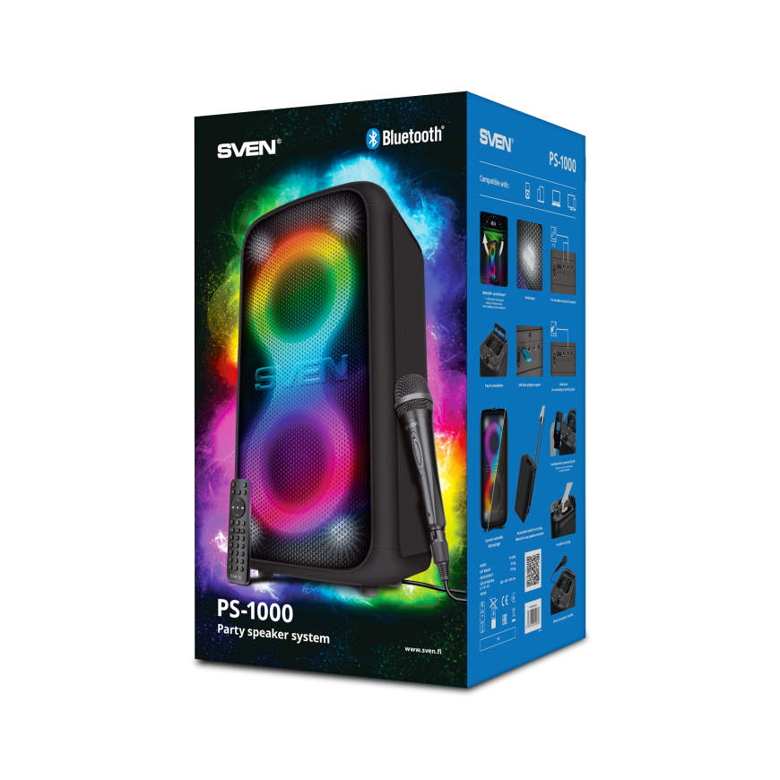 Sven Bluetooth, RGB, Renkaat – 2